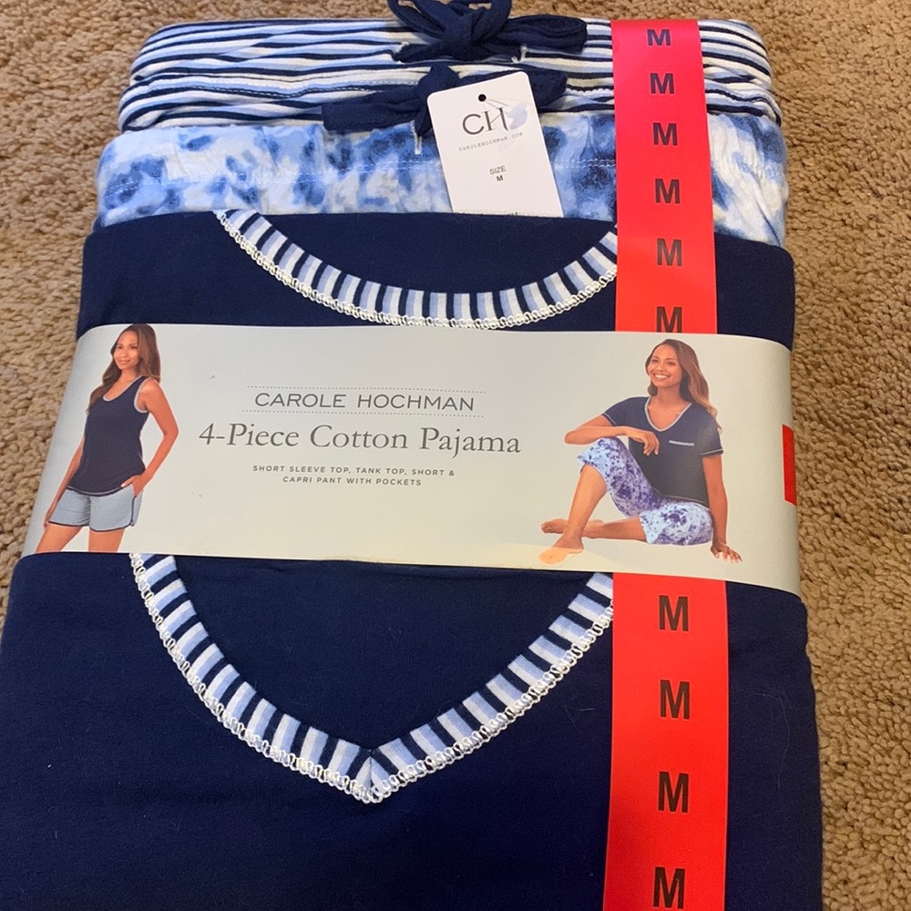4-piece cotton PJ set